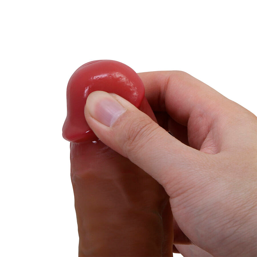 PRETTY LOVE - CURTIS REALISTIC DILDO WITH SUCTION CUP 17.3 CM -Ø- 4.2 CM